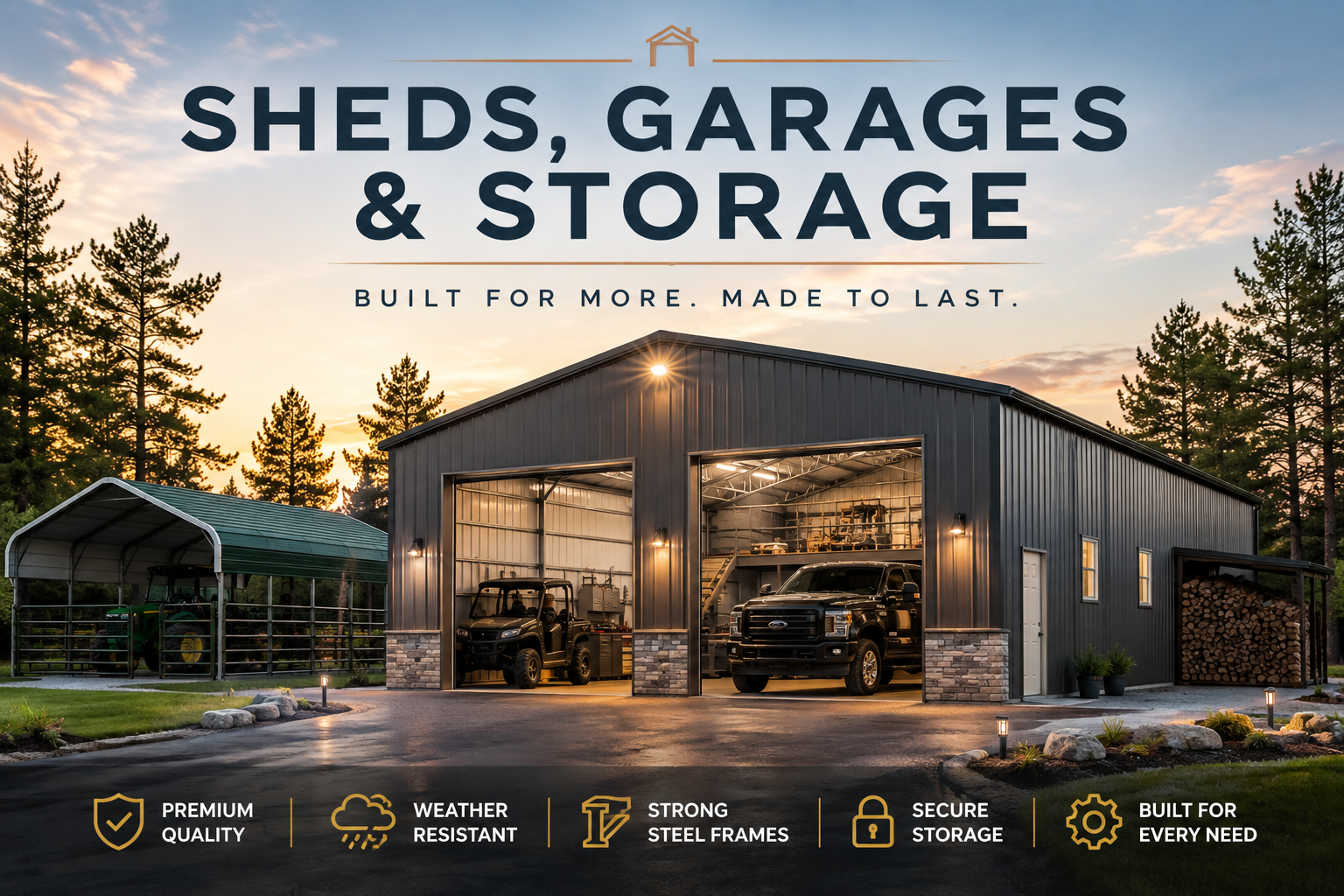 Sheds, Garages & Storage