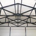 20' x 20' Metal Garage Shed, 9' High Double Front Doors, 13' Peak, 400 Sq-Ft TMG-MS2020