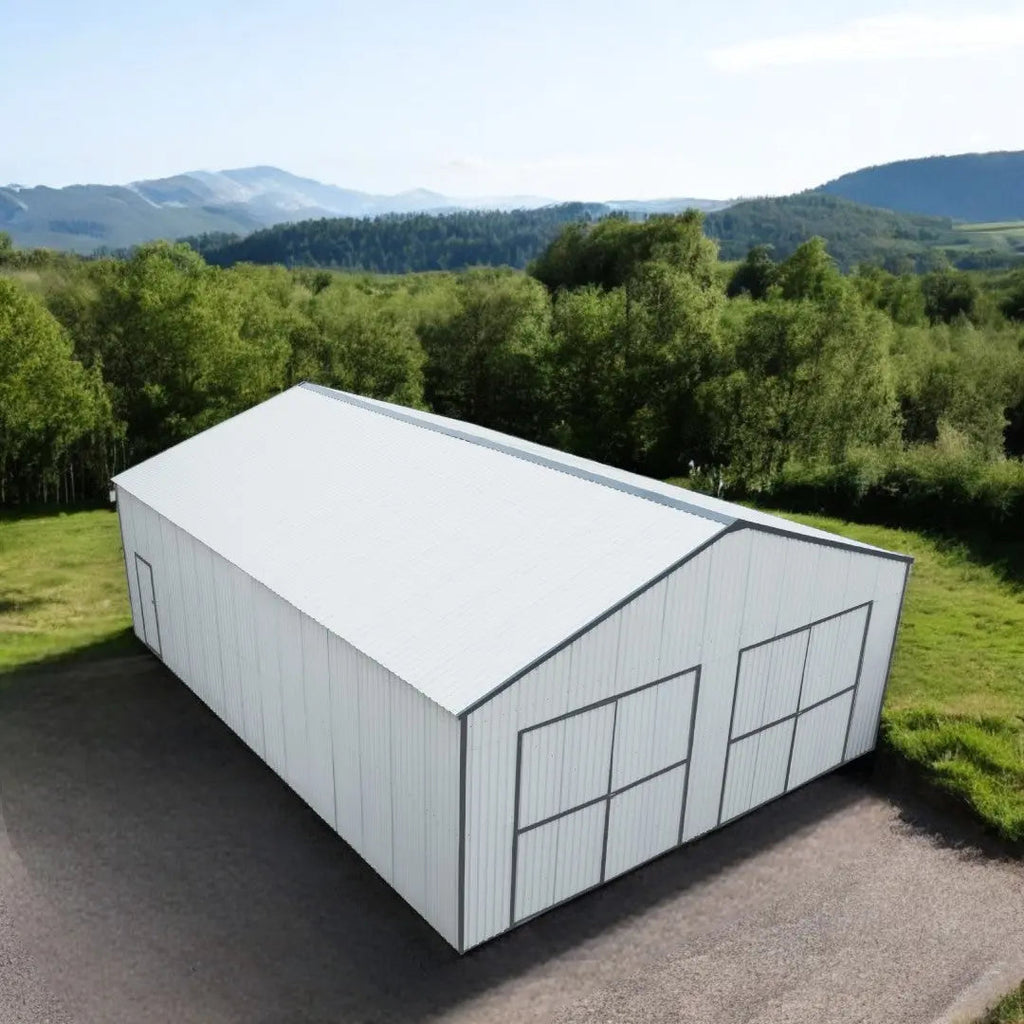 30' × 40' Heavy-Duty Steel Garage | 1,260 Sq. Ft.