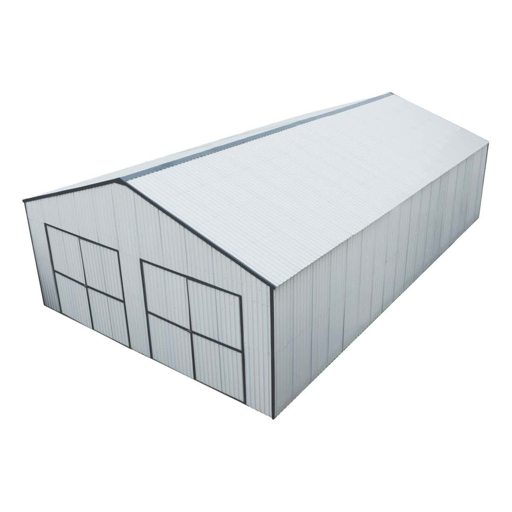 30 x 50 Heavy-Duty Steel Garage 1,500 Sq-Ft.