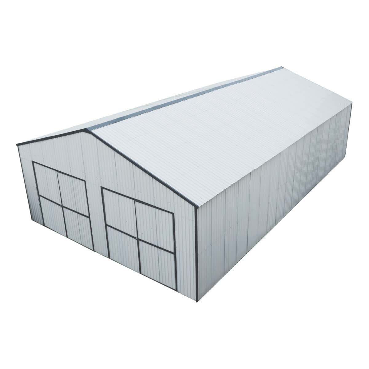 30 x 50 Heavy-Duty Steel Garage 1,500 Sq-Ft.