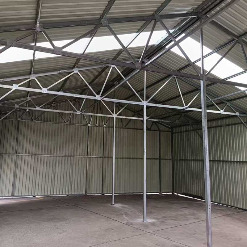 30 x 50 Heavy-Duty Steel Garage 1,500 Sq-Ft.