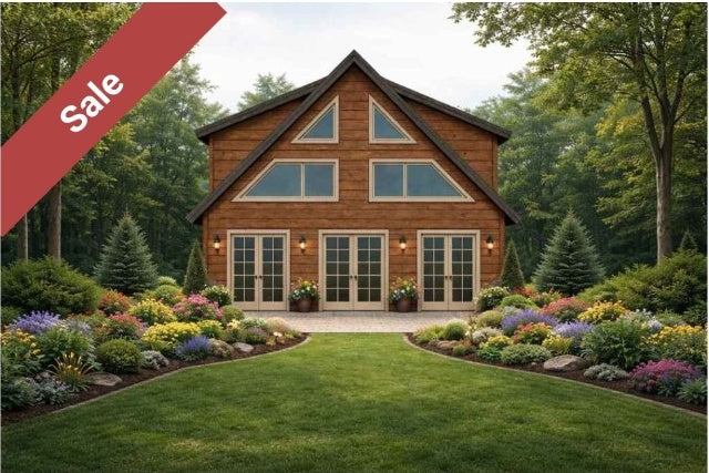 Timberline Lodge two-story signature home exterior