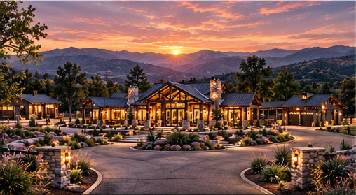 Conceptual marketing visualization of the Signature Estate Compound