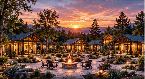 Conceptual marketing visualization of the Signature Guest Compound