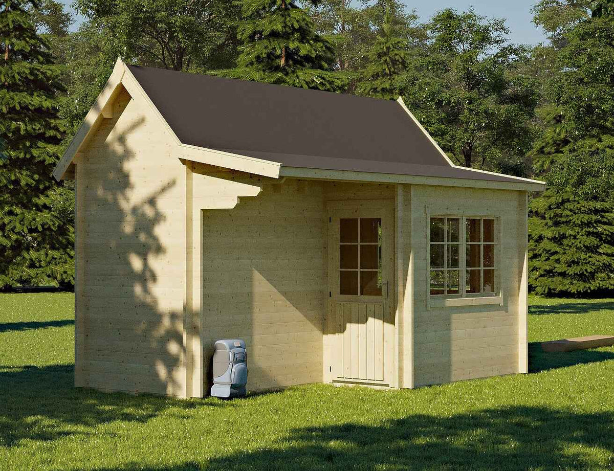 Signature Pine Hollow Storage Shed exterior rendering — included in Signature Homestead